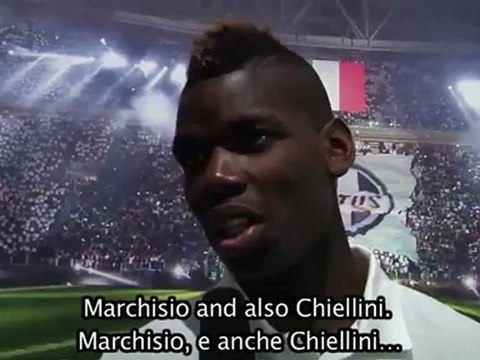 Pogba comblé d'être un joueur de la Juventus