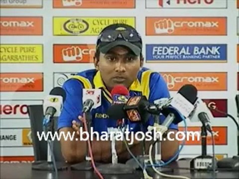 India vs Srilanka 1st ODI July 22nd 2012 Mahela Jayawardene post match PC Hambantota