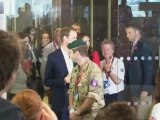 Prince William and Kate Middleton visit Team GB House