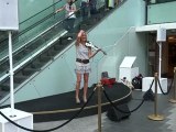 Sarah Mallock playing Electric Violin at Westfield Shopping Center London - Part-1