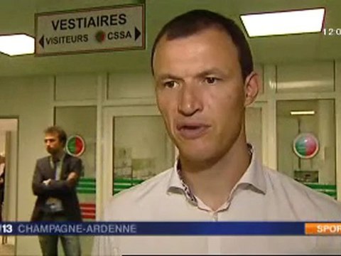 Interview de Laurent Guyot après le match nul de Sedan