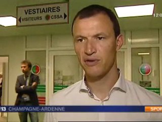 Interview de Laurent Guyot après le match nul de Sedan