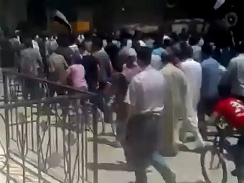 Syria فري برس ريف دمشق عين ترما تشييع الشهيد أحمد سلام 03 08 2012 ج1 Damascus