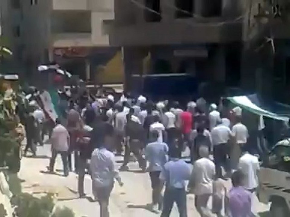 Syria فري برس  ريف دمشق  عين ترما   تشييع الشهيد أحمد سلام   03 08 2012 ج4 Damascus