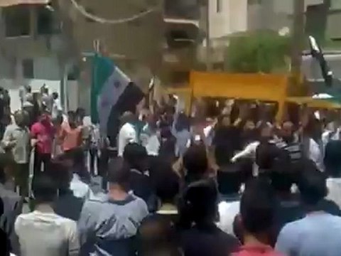 Syria فري برس ريف دمشق عين ترما تشييع الشهيد أحمد سلام 03 08 2012 ج3 Damascus