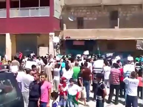 Syria فري برس حلب مساكن هنانو جمعه دير الزور النصر قادم من الشرق 3 8 2012 Aleppo