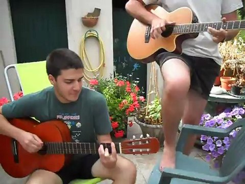 impro duo guitare a Nantillé