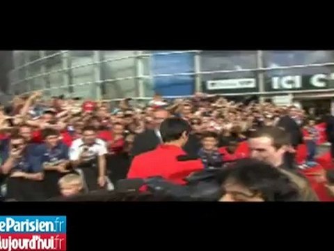 PSG - Barcelone : l'arrivée triomphale du PSG