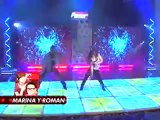 Marina y Román Bailan en premios fama..