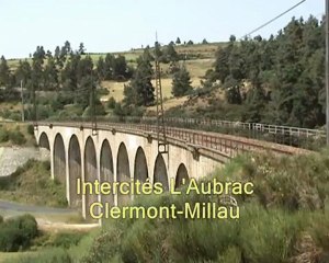 INTERCITES L'AUBRAC SUR LE VIADUC DE LA RIMEIZE