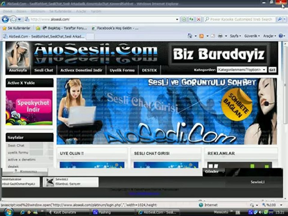 Seslizirve Kötü yol www.alosesli.com bekleriz Varmisintaksime alican