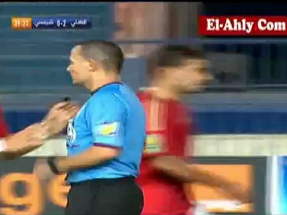 اهداف الشوط الاول من لقاء الاهلى وتشيلسى الغانى
