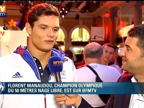 Florent Manaudou sur BFMTV : Laure m’a dit qu’elle avait vibré pour moi
