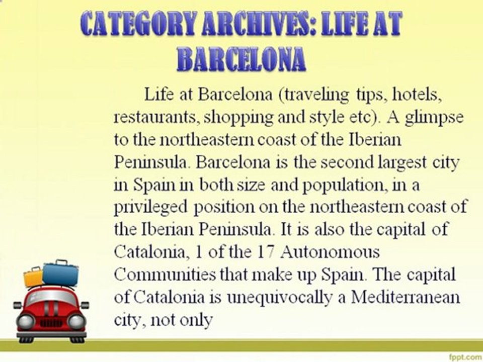 CATEGORY ARCHIVES LIFE AT BARCELONA