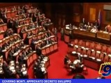 Governo Monti, approvato decreto sviluppo