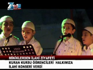 Miniklerden ilahi konseri