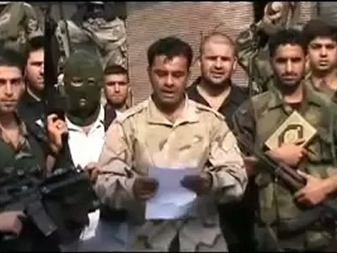 Syria فري برس ادلب تشكيل كتيبة دفاع جوي جند الله في الارض 4 8 2012 Idlib