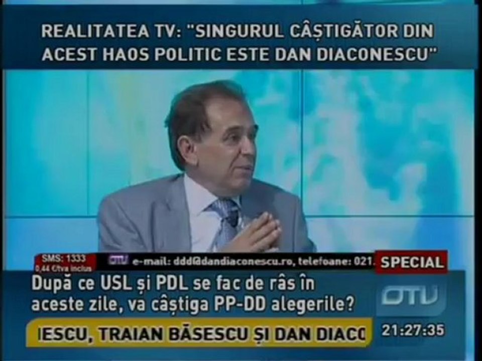 Dan Diaconescu Direct-USL Si PDL Se Fac De Ris