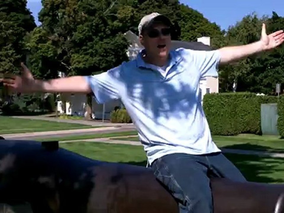Sitting On A Cannon - Harbor Springs Michigan by the beach. Michigan vacation.