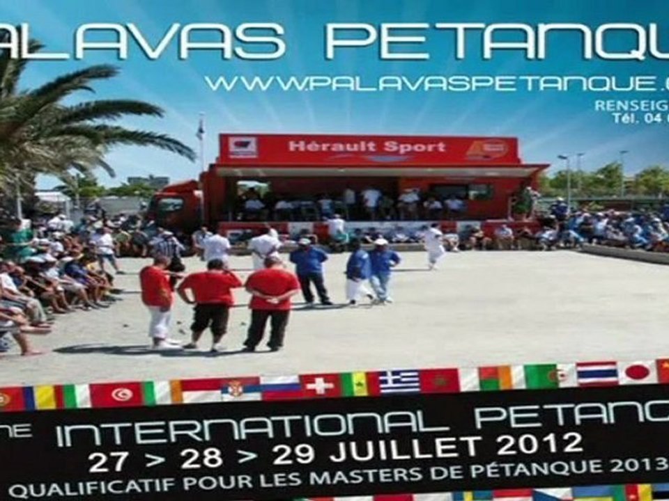 Demi-finale de l'International à Pétanque de la Ville de Palavas-Les-Flots 2012