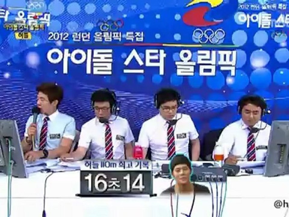 120726  MBC〈 2012 Idol Star Olympics〉BOYFRIEND 100 hurdle race cut