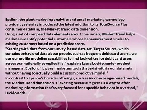 Epsilon Enhances Consumer