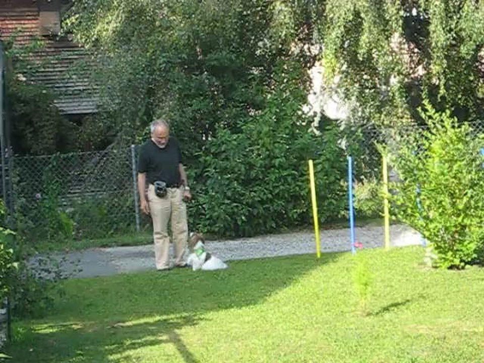 4.8.2012 : dur-dur l'apprentissage du slalom