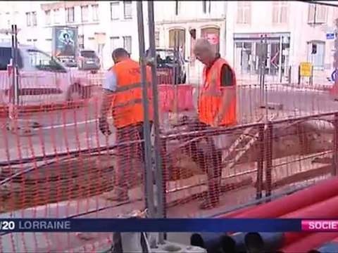 Brève + OFF Travaux Nancy - 02-08-2012 - soir Math Morel