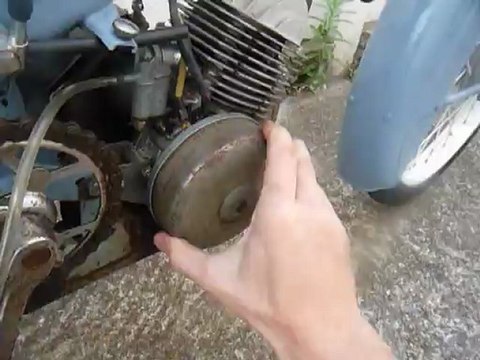 demarrage a la main d'une mob