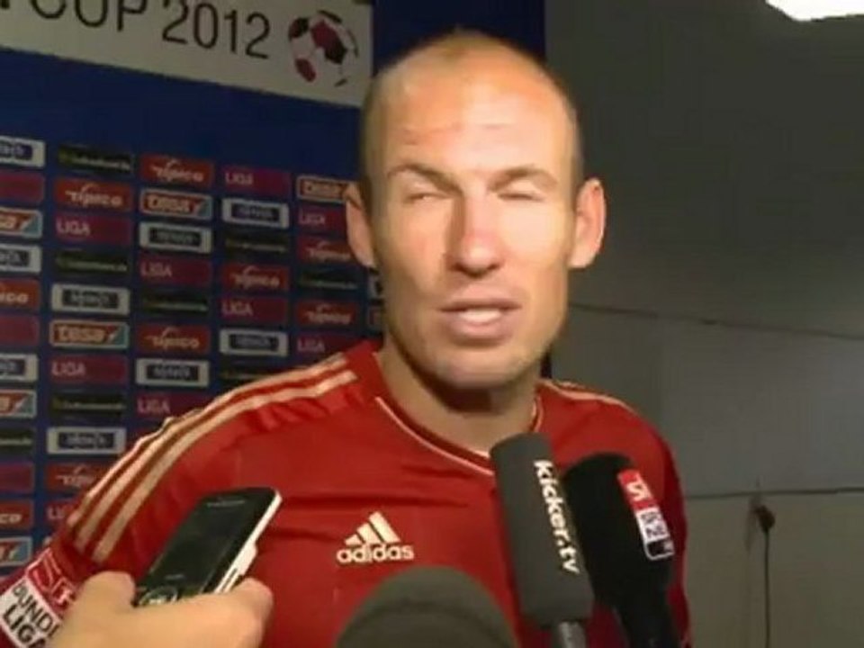 Arjen Robben: ''Bei  Bayern sind wir Druck gewöhnt''