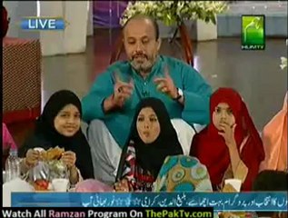 Noor e Ramzan Hum Ke Saath By Hum TV - 5th August 2012 (Aftar) - Part 4