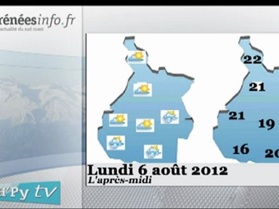 HPyTv Meteo Hautes-Pyrenees (6 aout 2012)