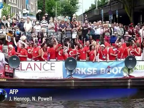 Amsterdam afloat for Gay Pride parade