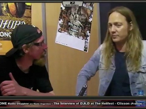 Metal Zone Radio Oxygène - The Disneyland After Dark (D.A.D) Interview at the HELLFEST 2012