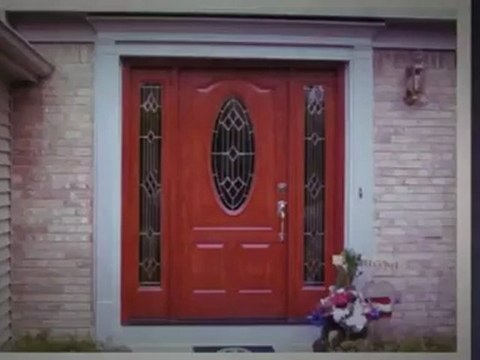 Fiberglass entry doors with sidelights