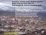 Şırnak Uludere ilçesinde deprem oldu - haberler news - MEHMET ALİ ARSLAN Haber