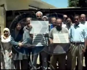 وقفة إحتجاجية للعاملين بفندق نفرتيتي بالمنيا