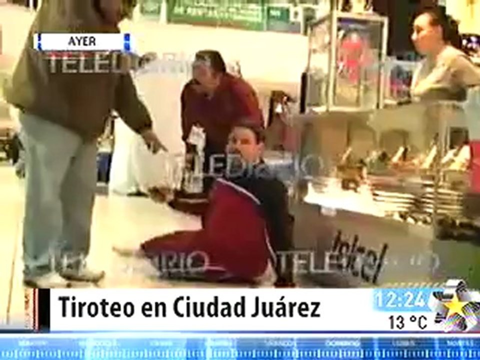 Graban tiroteo (Fuertes Imagenes)