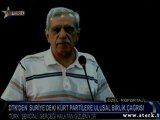 Ahmet Turk li ser girîngiya yekîtiya Kurda, destkeftiyên li rojavayê Kurdistan ê û dijminahiya Erdoganî ya ser gelê Kurd diaxive..-20120805