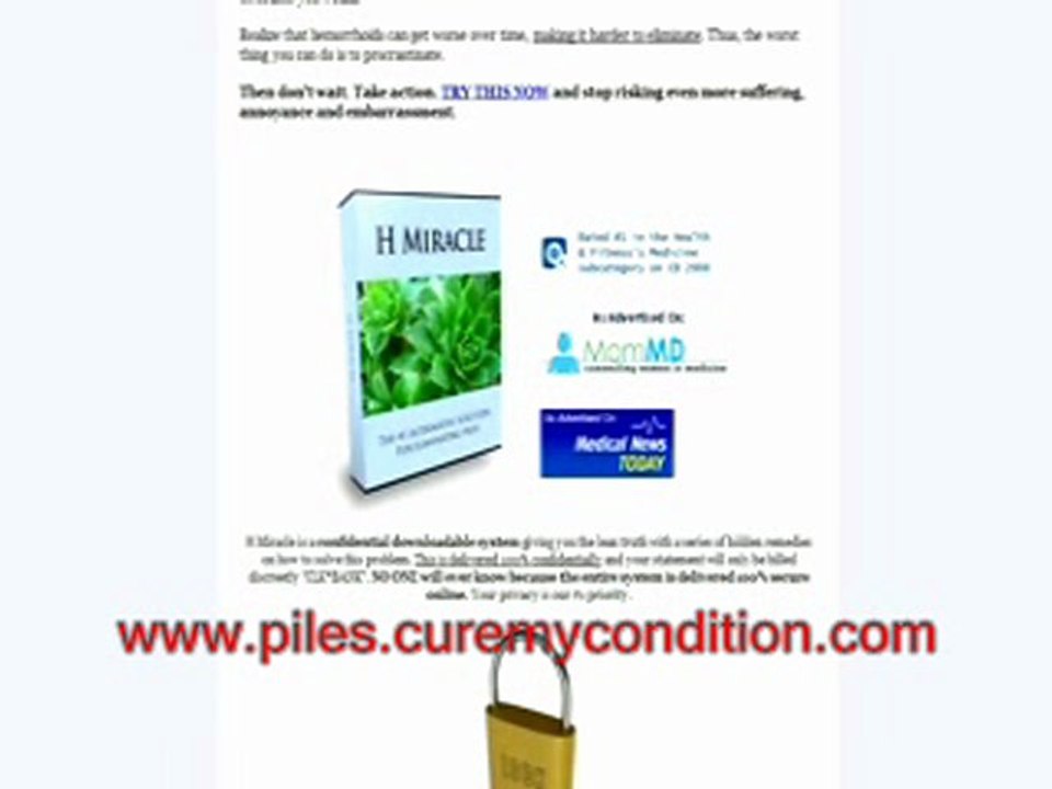 Best Treatment For Hemorrhoids To Cure Piles Permanently - Video Review of Holly Hayden's H Miracle Hemorrhoid Treatment Program