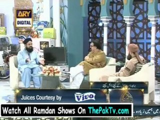 Faizan-e-Ramzan By Ary Digital - 6th August 2012 (Seher) Part 2