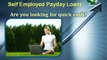 Self Employed Payday Loans – Same Day Loans, Personal Loans
