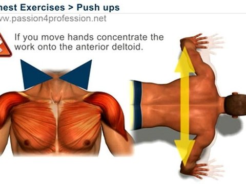 Home chest exercise - Push Up
