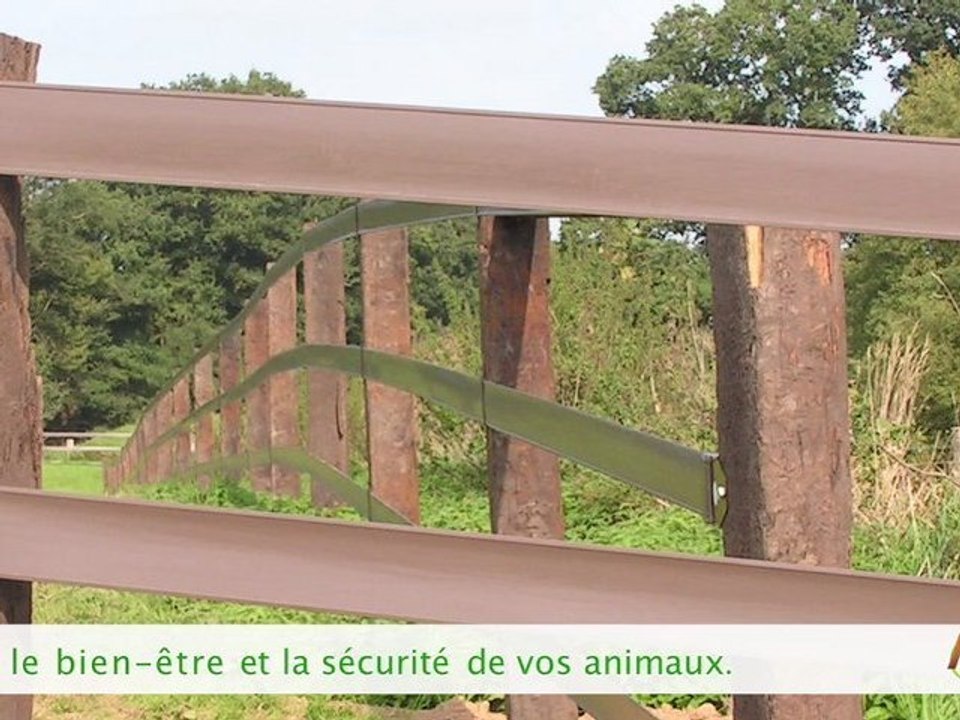 Cloture souple, cloture lisse polyéthylène, Horsecurit par Abrivert