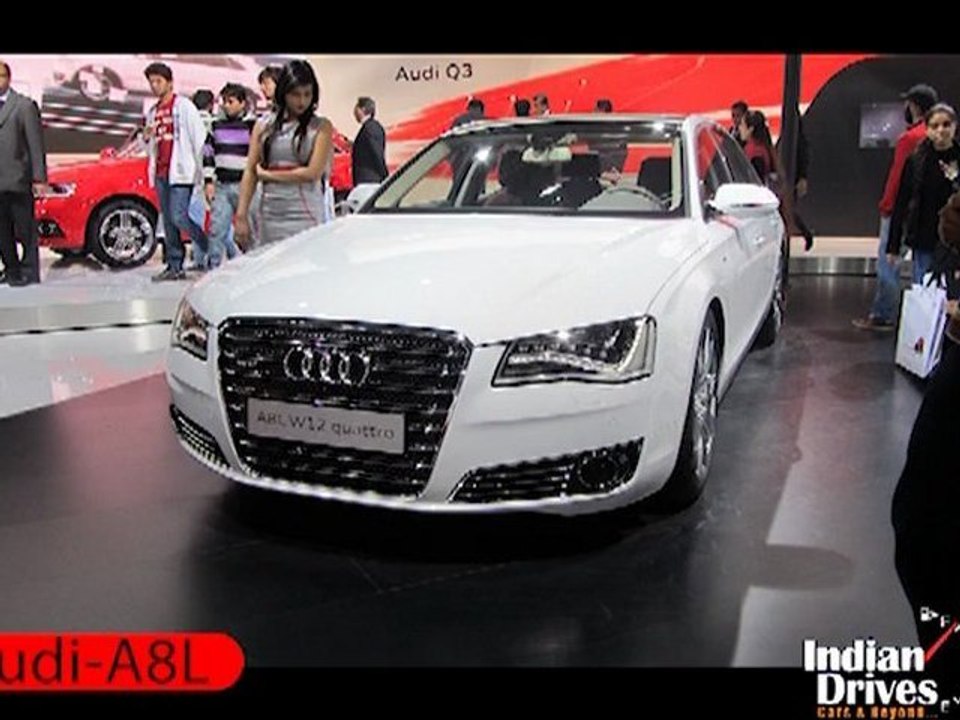 Audi A8L W12 Quattro Displyed at Auto Expo