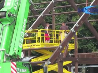 09.08.2012 Oktoberfest Aufbau - 25. offizieller Wiesnaufbau Tag (Donnerstag)