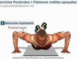 Flexiones rodillas apoyadas