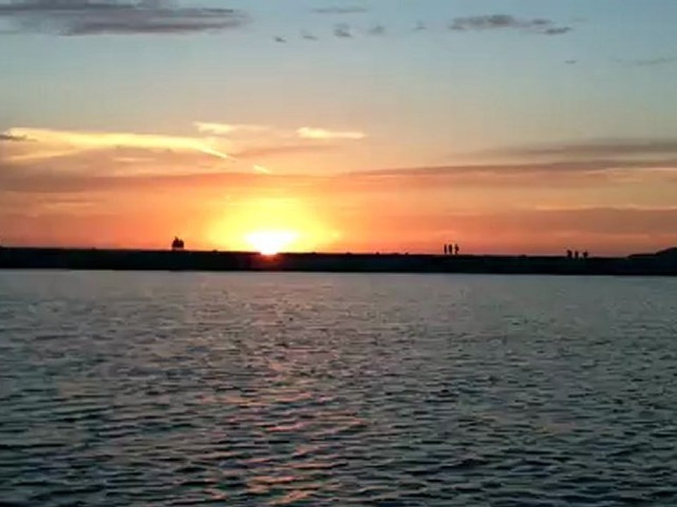 Michigan Sunset - Watching the sunset in Northern Michigan. Petoskey. Michigan travel. Nature