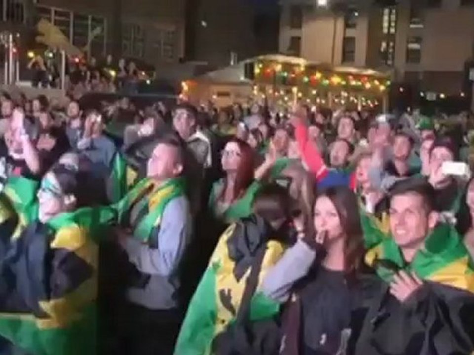 100m: Jamaika-Fans flippen völlig aus