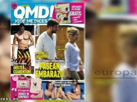 Shakira pasea su embarazo